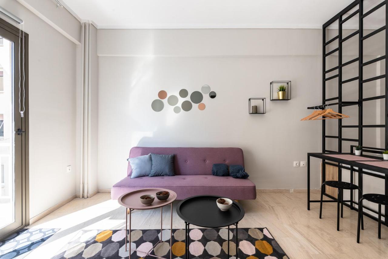 Modern Studio Close To Waterfront Szaloniki Kültér fotó