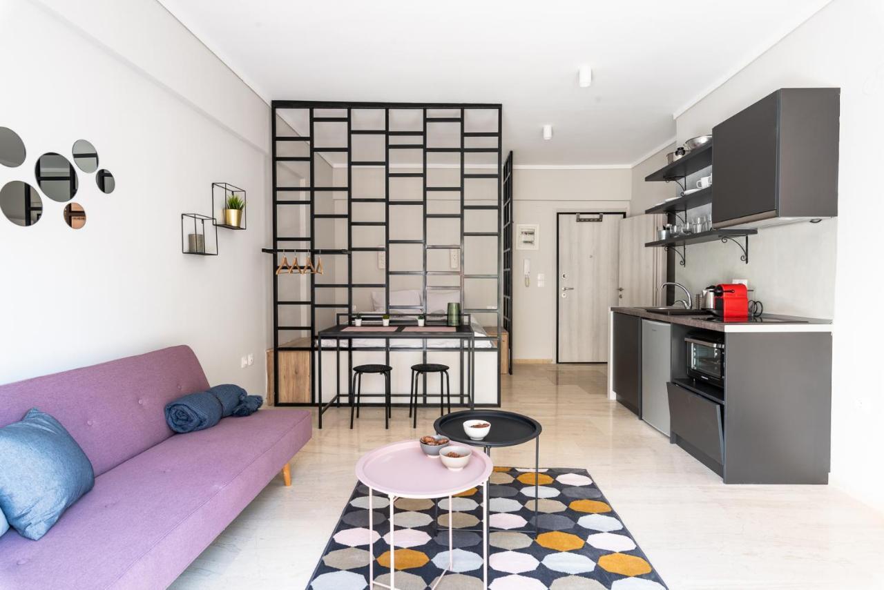 Modern Studio Close To Waterfront Szaloniki Kültér fotó